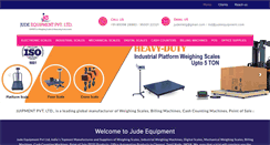 Desktop Screenshot of judeequipment.com